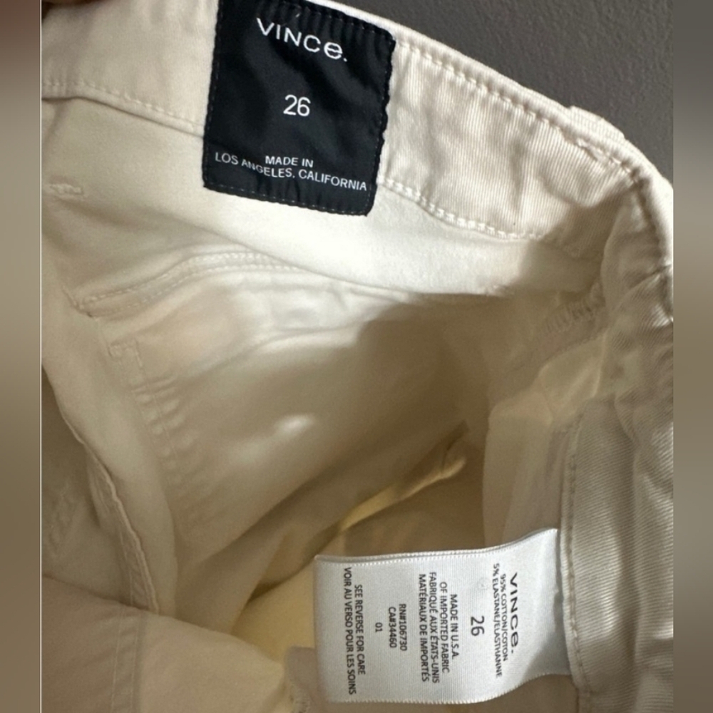 Vince Skinny Military Stretch Twill Slim Pants, Size 26. - Picture 12 of 13